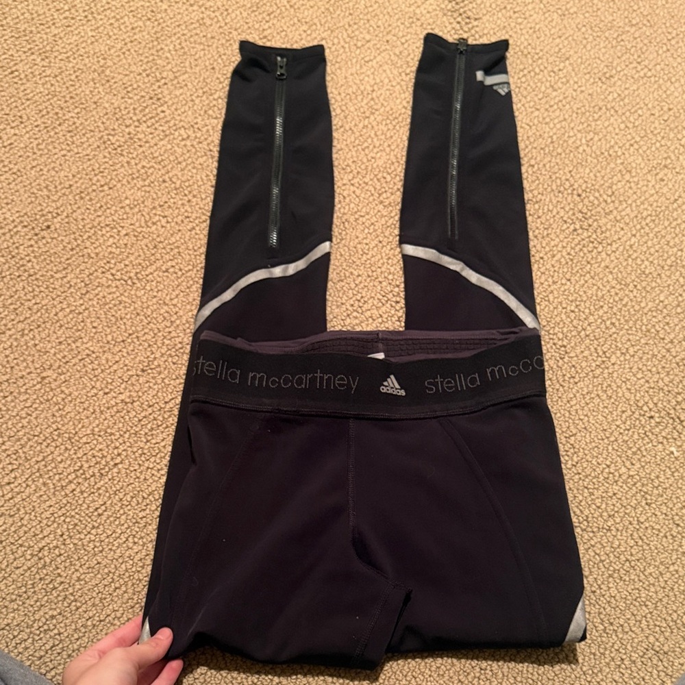 Adidas Stella McCartney Black and Gray climate Leggings